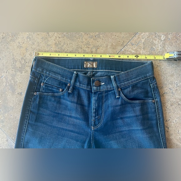 MOTHER Denim Women’s  “The Vamped” Style with Wash: “Gift Wrap” Jeans - Picture 11 of 15